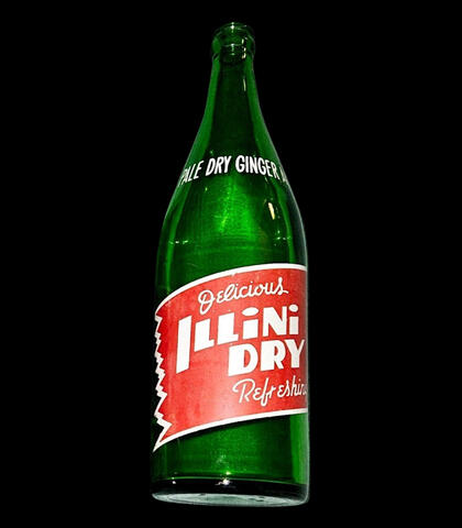 Illini Dry Pale Dry Ginger Ale Bottle