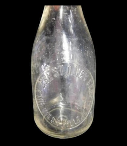 Hill Crest Dairy Farm Milk Bottle