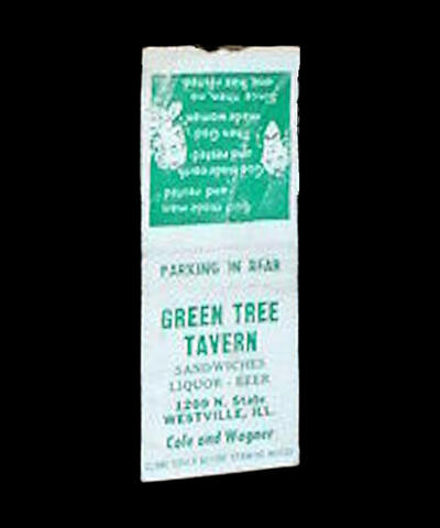 Green Tree Tavern Matchbook