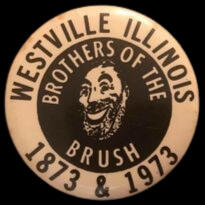 1973 Centennial Brothers of the Brush Pin