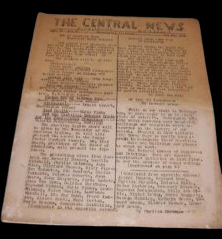 1930s Central News - Westville High School Newsletter