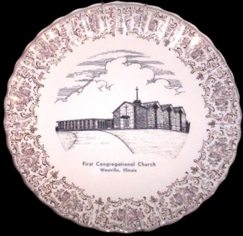 First Congregational Church (New Church) Commemorative Plate