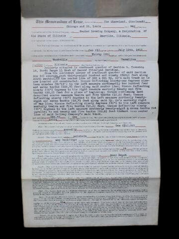 1911 Fecker Brewing Westville Beer Depot Lease