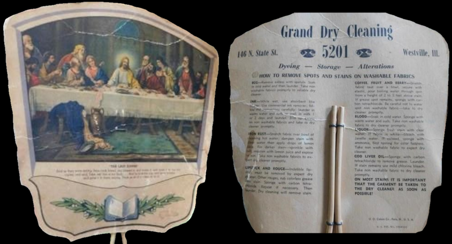 Grand Dry Cleaning Advertising Fan